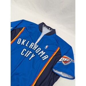 Vomax‎ Cycling Jersey Shirt Mens XXL Blue Zip Pockets OKC OKLAHOMA CITY USA